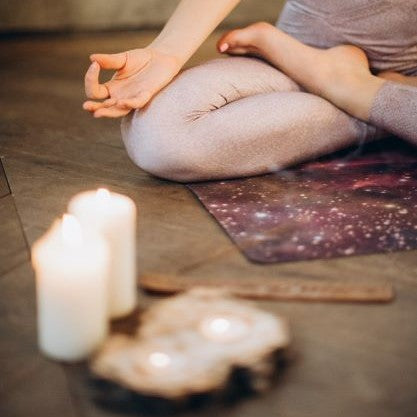 Chakra Balancing Meditation and candles