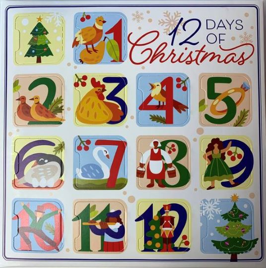 Crystal Advent Calendar 12 Days of Christmas Photo of Box
