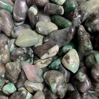 Crystal Advent Calendar Abundance Emerald Tumbled Stones