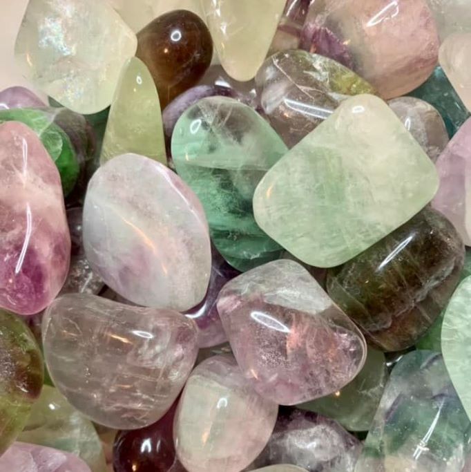 Crystal Advent Calendar Fluorite Tumbled Stones