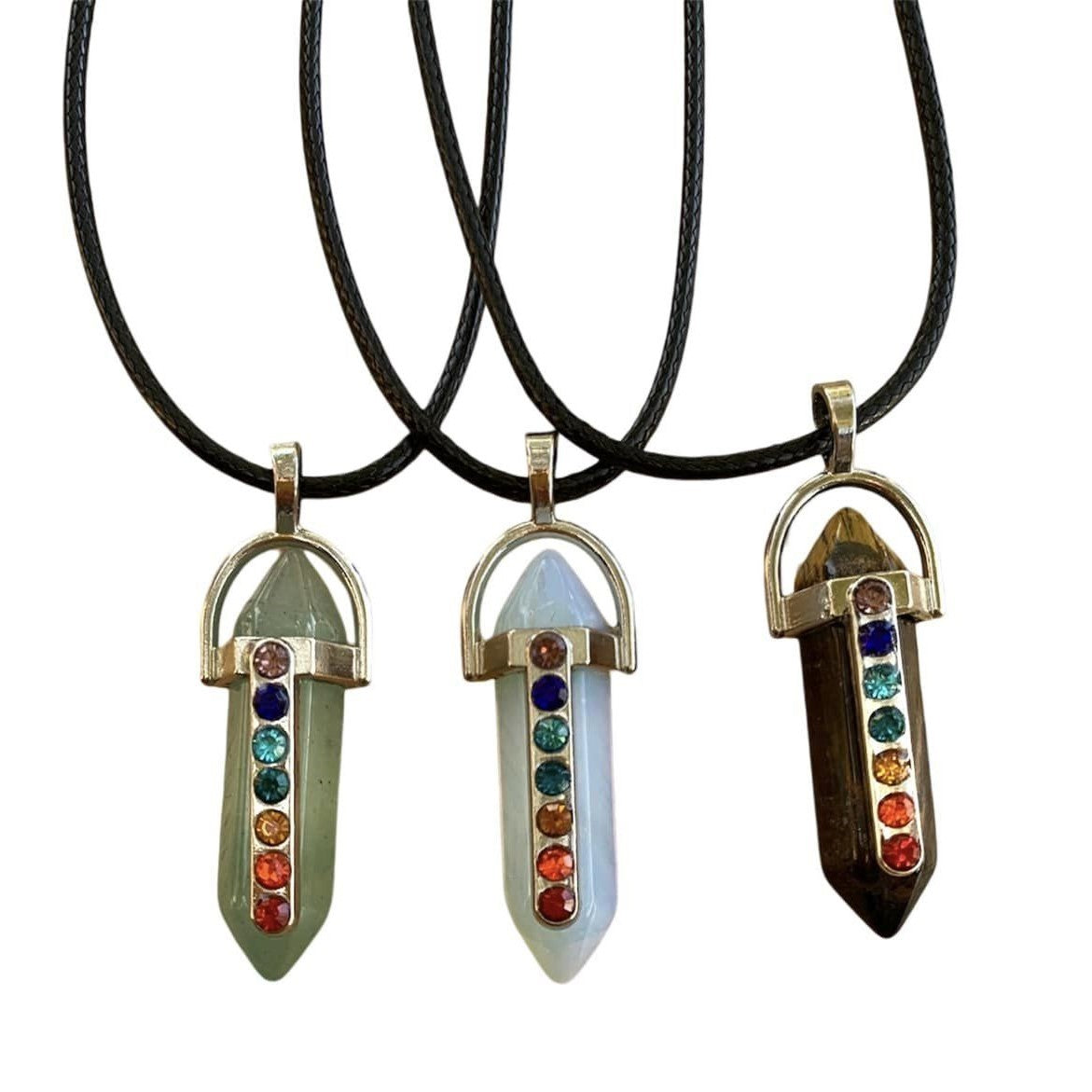 Crystal Necklaces Chakra Points