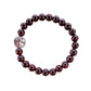 Healing Crystal Bracelets Garnet 8mm Round Beads