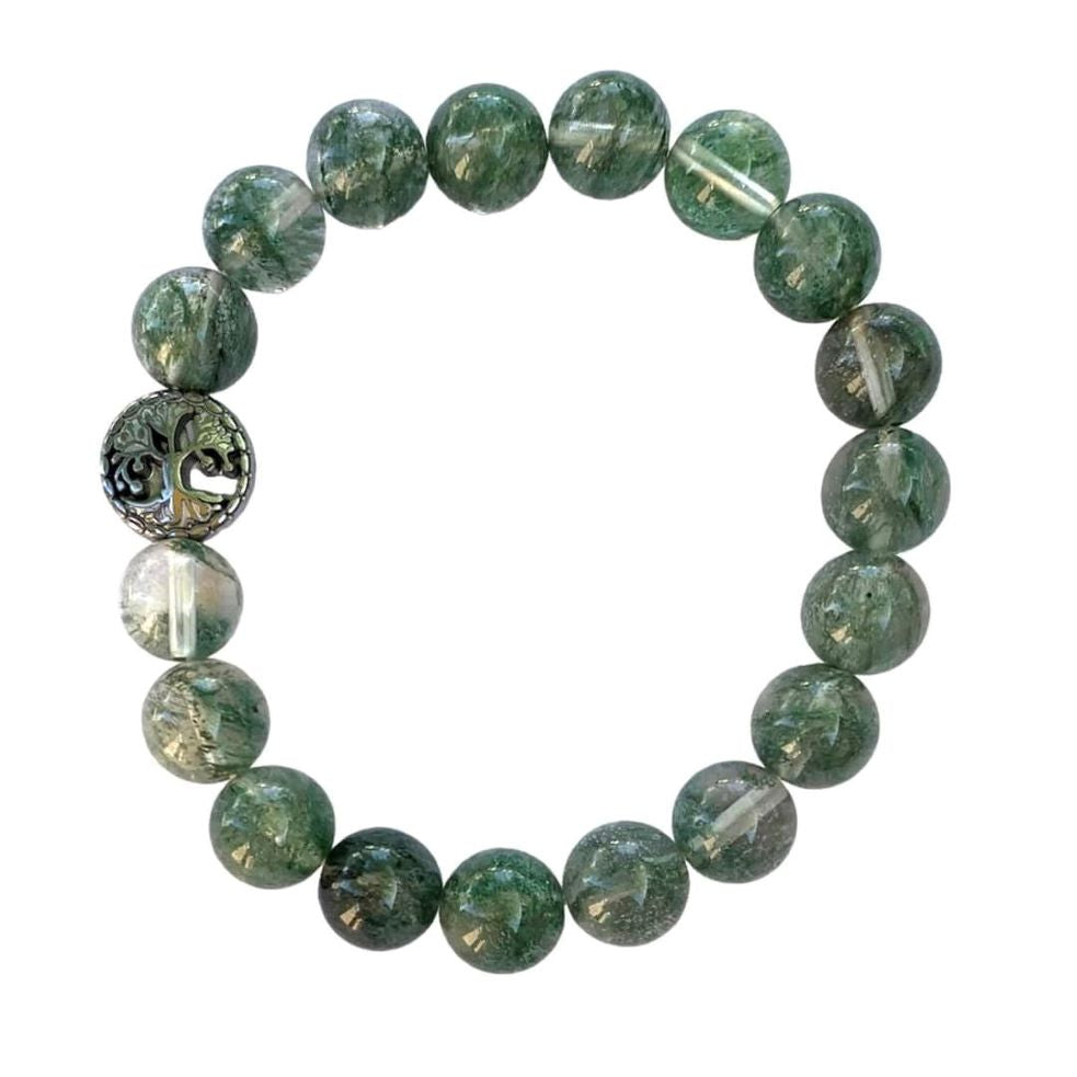 Healing Crystal Bracelets  Green Dream Quartz 10mm