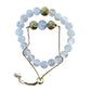 Healing Crystal Bracelets Gypsum stretch bracelet and chain bracelet