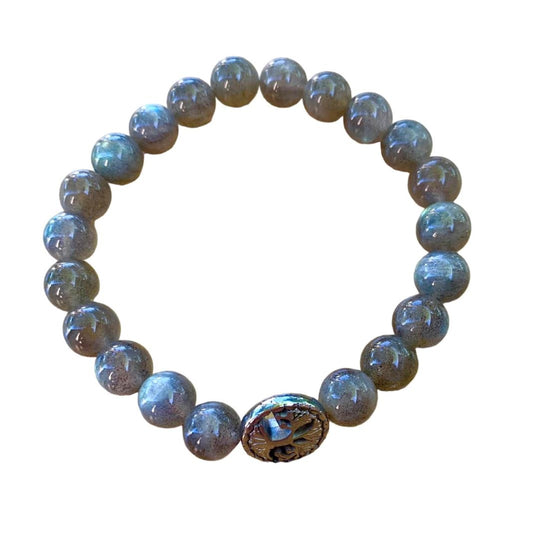 Healing Crystal Bracelets Labradorite 8mm Round Beads