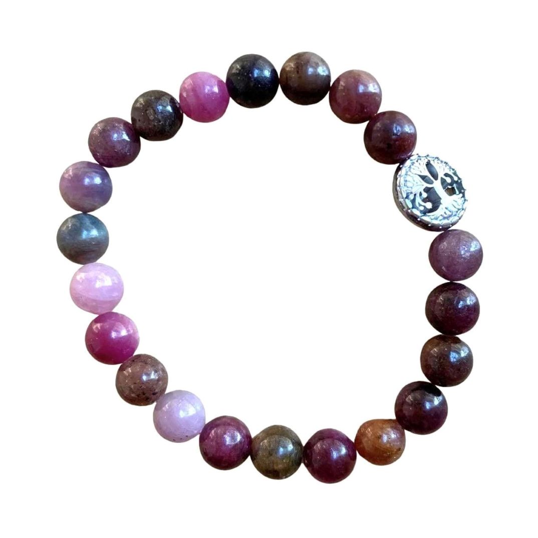 Healing Crystal Bracelets Ruby 8 mm