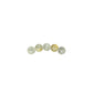 Healing Crystal Bracelets Rutilated Quartz Bar of 6 mm Round Beads