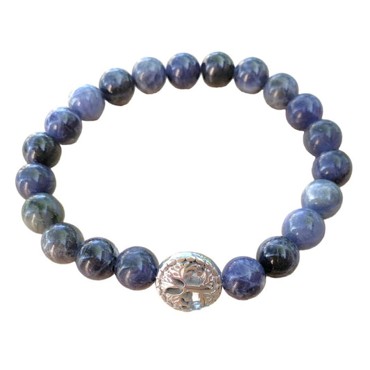 Healing Crystal Bracelets Sodalite 8mm Round Beads