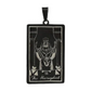 Tarot Card Necklace Black Major Arcana The Hierophant