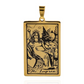 Tarot Card Necklace Gold Major Arcana The Empress
