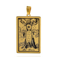Tarot Card Necklace Gold Major Arcana The Tower