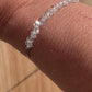 Herkimer Diamond Bracelet with Adjustable Chain (April)