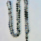 Persephone Mala - Connecting With Your Master Guide - Iolite, Shungite, Black Metal Accent Beads with Rhinestones