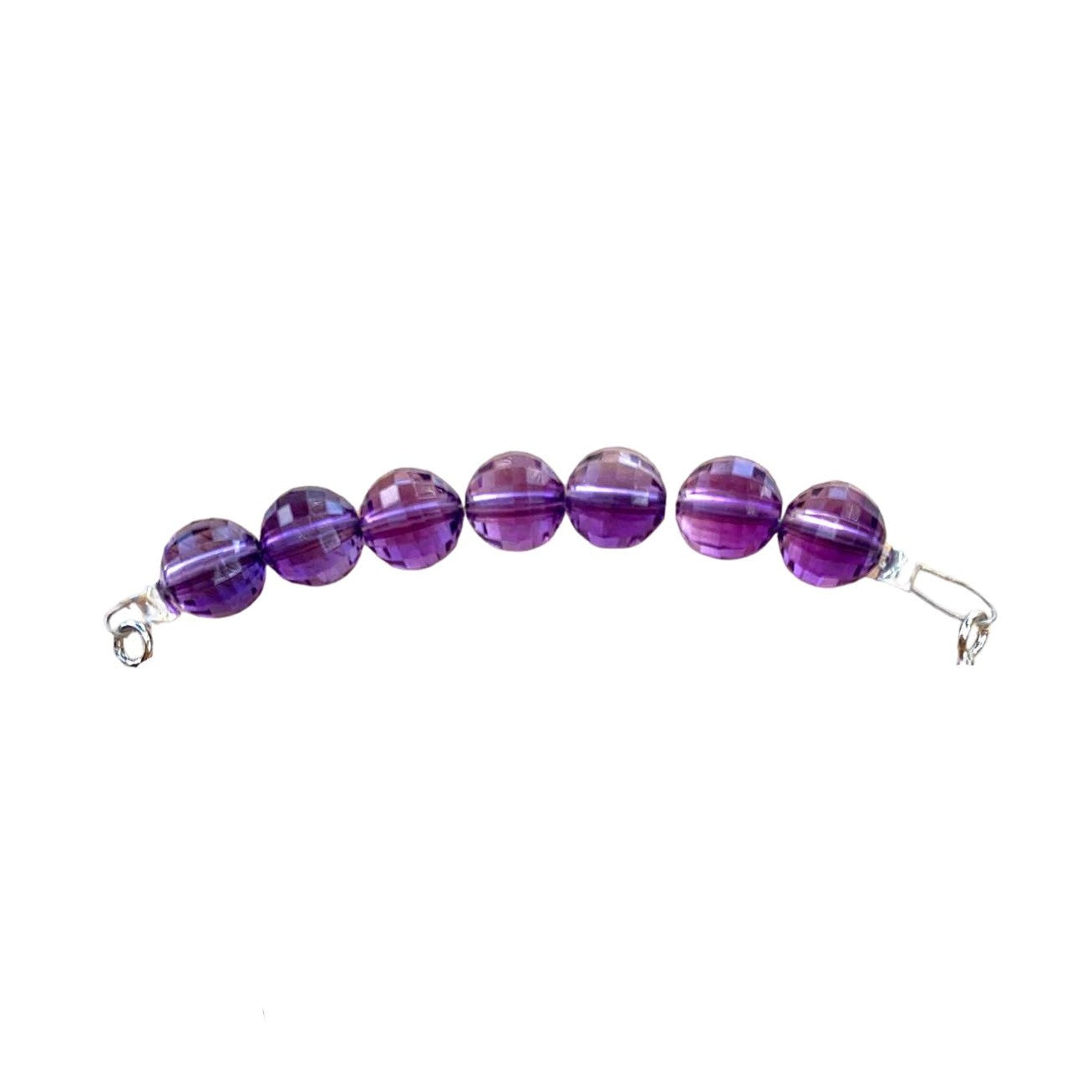 healing crystal bracelets 6mm faceted round sapphire beads