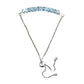 healing crystal bracelets dainty aquamarine with adjustable chain