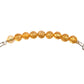 healing crystal bracelets 5mm faceted round citrine beads