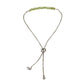 healing crystal bracelets dainty 3mm peridot with adjustable chain