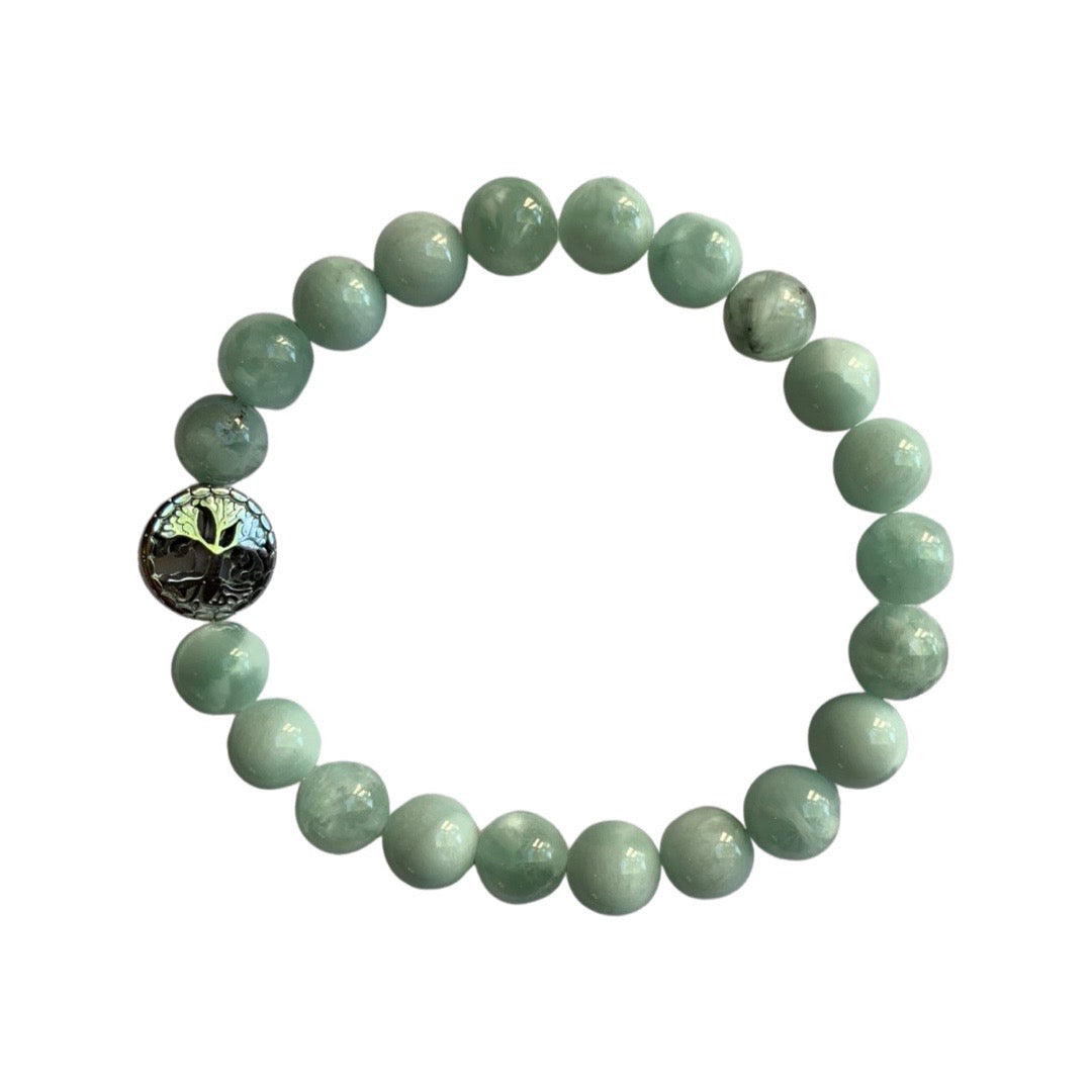 Healing Crystal Bracelets Green Angelite 