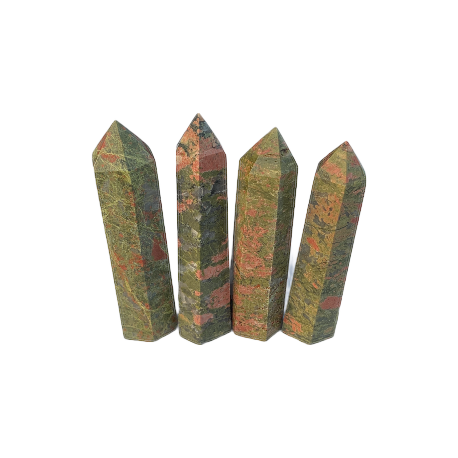 Stone Point Crystal Tower Unakite